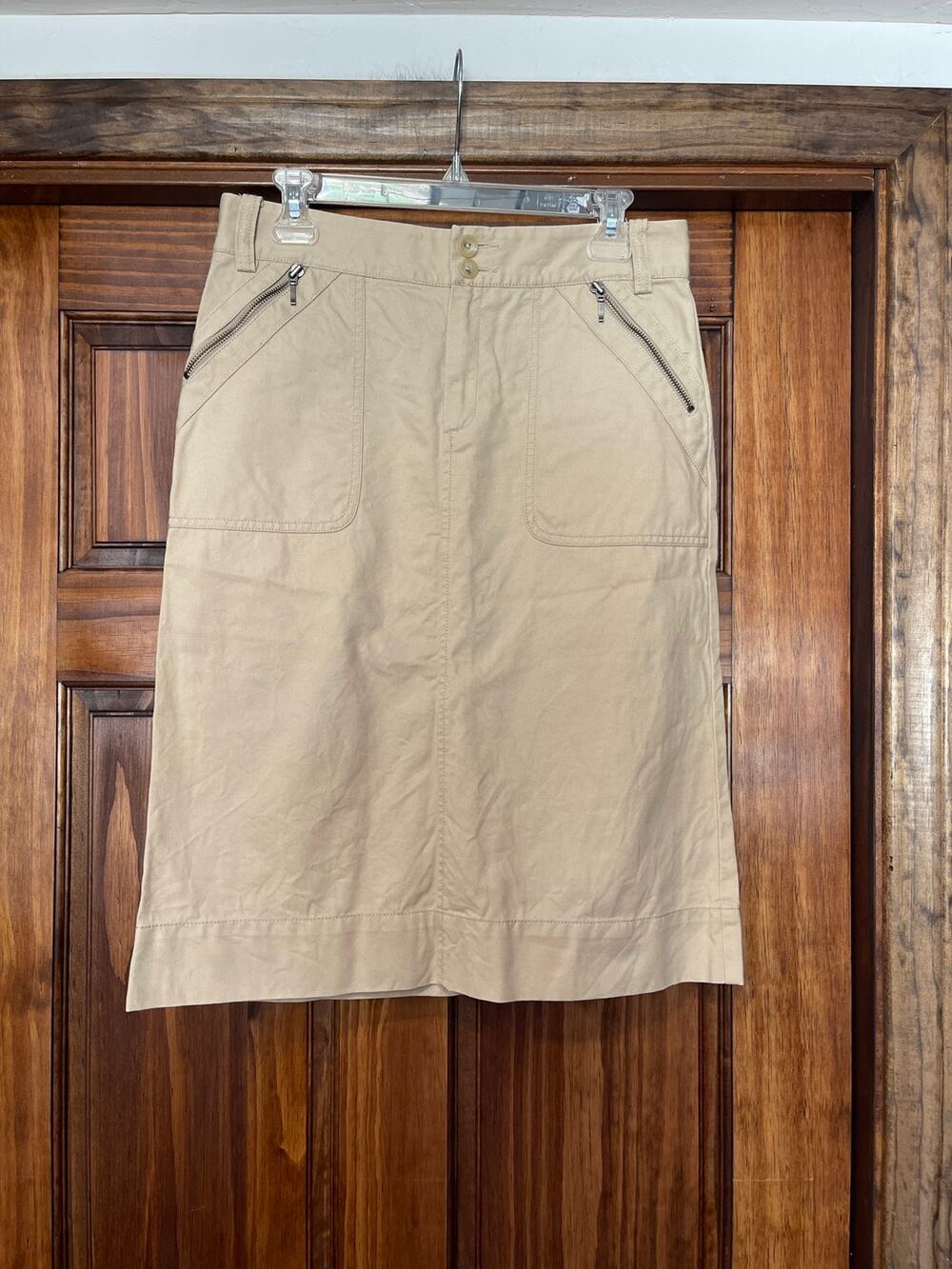Banana republic Chino midi skirt size 6